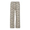Co Couture Dames Broek Snake Crop Pants Bruin dessin