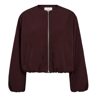 Co Couture Dames Jasje 30330 LUNA BALLOON ZIP JACKET Wine