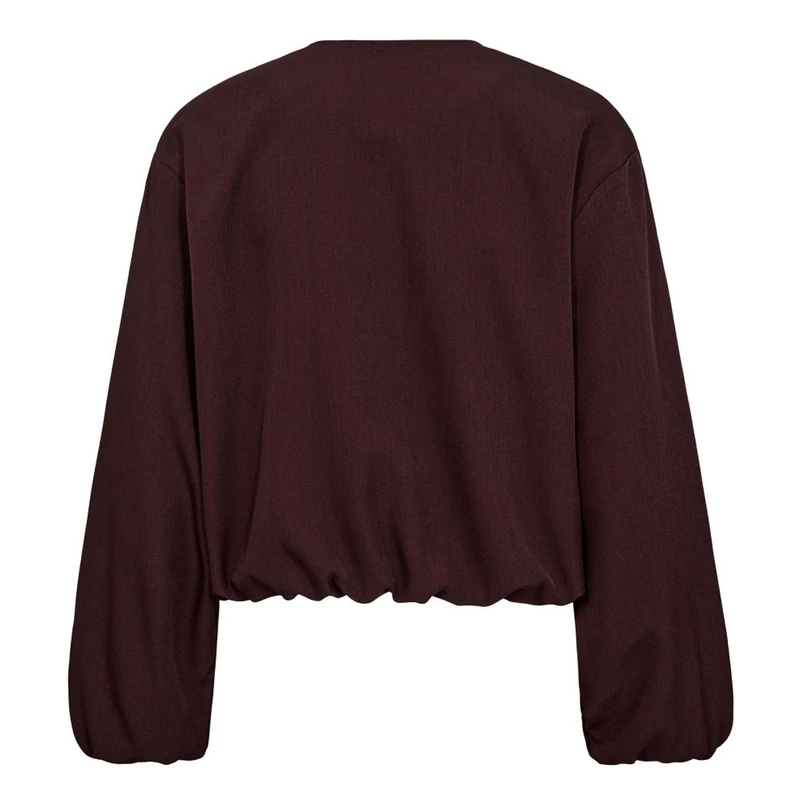 Co Couture Dames Jasje 30330 LUNA BALLOON ZIP JACKET Wine