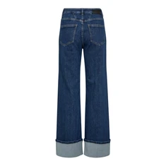 Co Couture Dames Jeans 31585 HUBBY REANKLE LL JEANS Mid blue denim