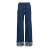 Co Couture Dames Jeans 31585 HUBBY REANKLE LL JEANS Mid blue denim