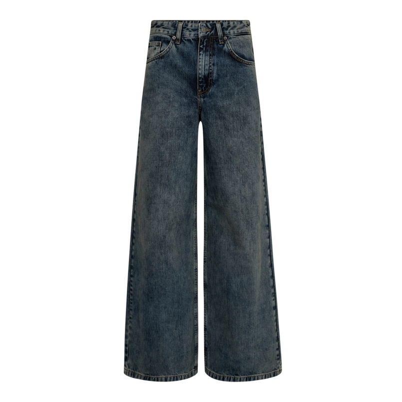 Co Couture Dames Jeans Darin Wide Jeans Dark blue denim