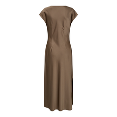 Co Couture Dames Jurk Adna Wing Dress Midden bruin