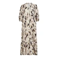 Co Couture Dames Maxi-jurk Elisa Floor Dress WIT DESSIN