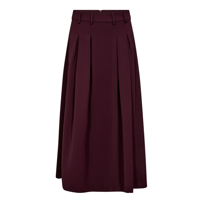 Co Couture Dames Rok 34178 ANYA PLEAT SKIRT Wine