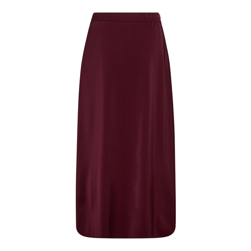 Co Couture Dames Rok Adna Cc Satin Skirt Bordeaux