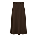 Co Couture Dames Rok Anya Pleat Skirt Bruin