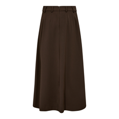 Co Couture Dames Rok Anya Pleat Skirt Bruin