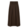 Co Couture Dames Rok Anya Pleat Skirt Bruin