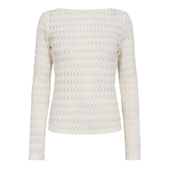 Co Couture Dames Top Becky Blouse OFF-WHITE