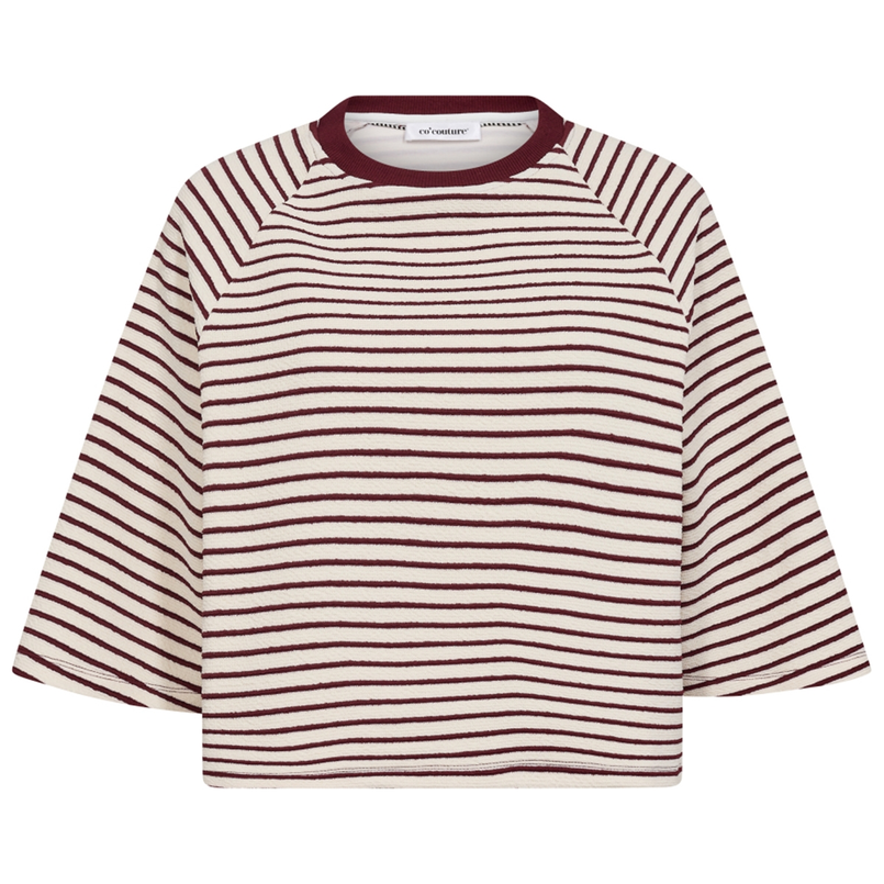 Co Couture Dames Top Erin Stripe Tee WIT DESSIN