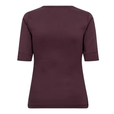Co Couture Dames Top Granny Ss Tee Wine
