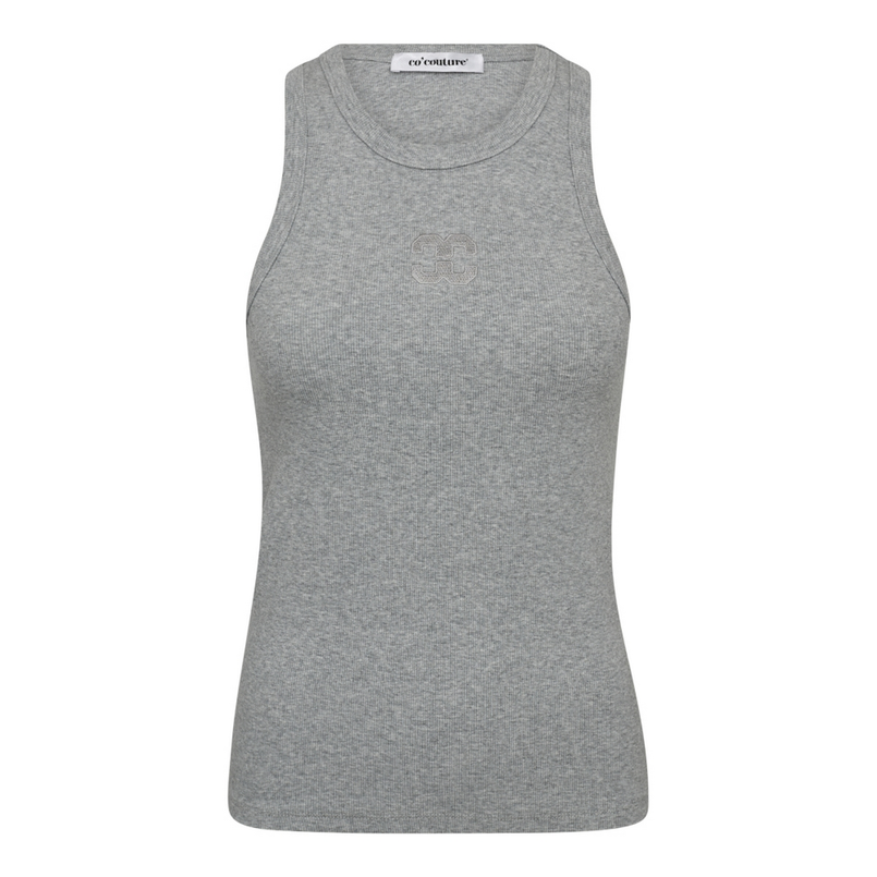 Co Couture Dames Top Sahara Tank Top Lichtgrijs