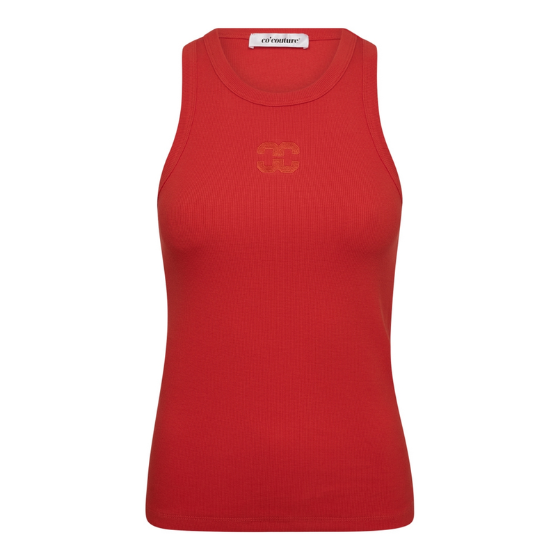 Co Couture Dames Top Sahara Tank Top Rood