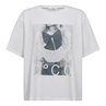 Co Couture Dames Top Siara Oversize Tee Wit