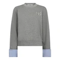 Co Couture Dames Trui 37035 DANIELLA CUFF SWEATER Lichtgrijs