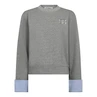 Co Couture Dames Trui 37035 DANIELLA CUFF SWEATER Lichtgrijs