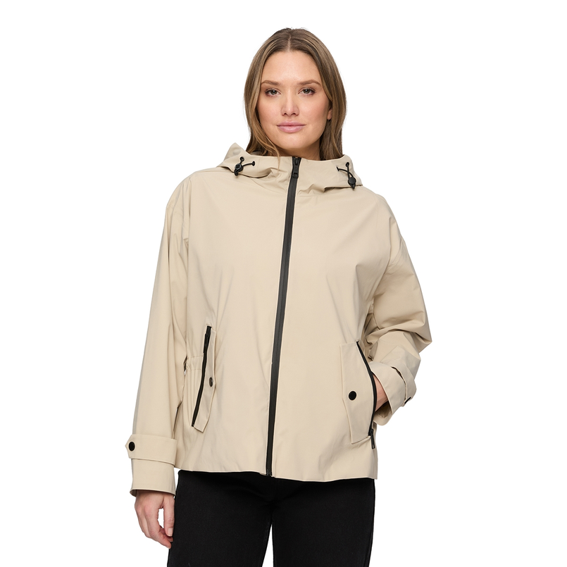 Covered Dames Jas Fae L-60376 Zand