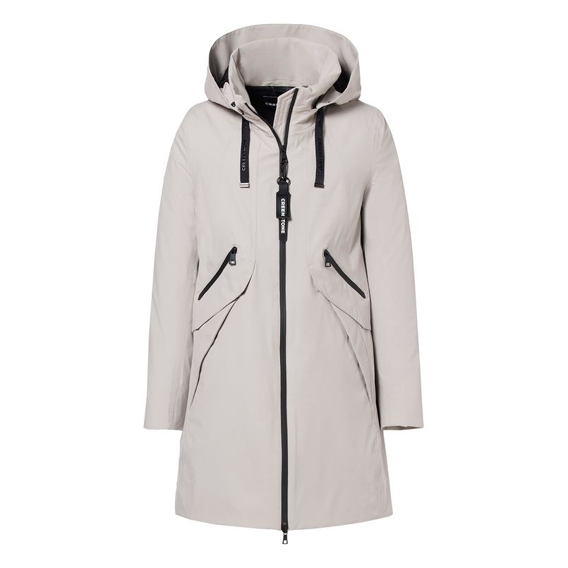 Creenstone Dames Jas Csn1530251 Mabel Lichtgrijs