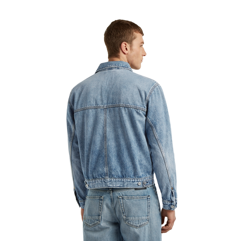Denham Heren Overhemd 01-25-02-21-008 Blauw mele