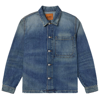 Denham Heren Overhemd 01-25-07-43-003 Mid blue denim