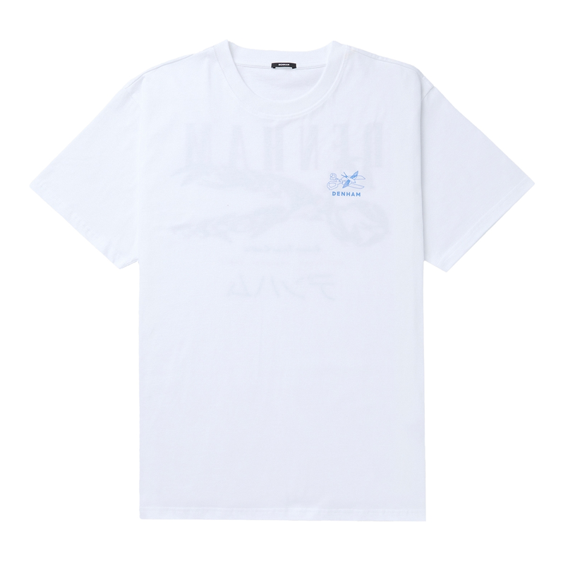 Denham Heren T-shirt 01-25-02-52-070 Wit