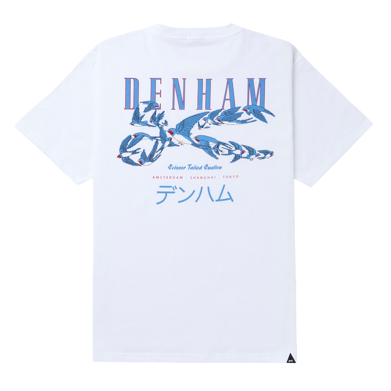 Denham Heren T-shirt 01-25-02-52-070 Wit
