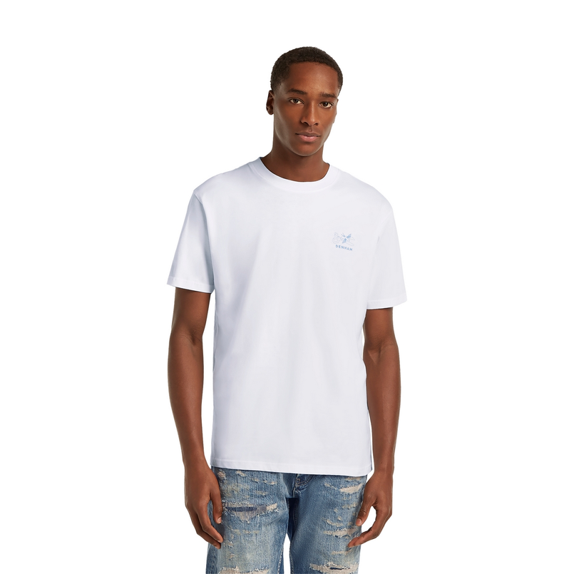 Denham Heren T-shirt 01-25-02-52-070 Wit