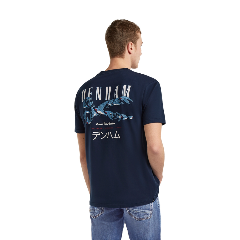 Denham Heren T-shirt 01-25-02-52-071 Navy
