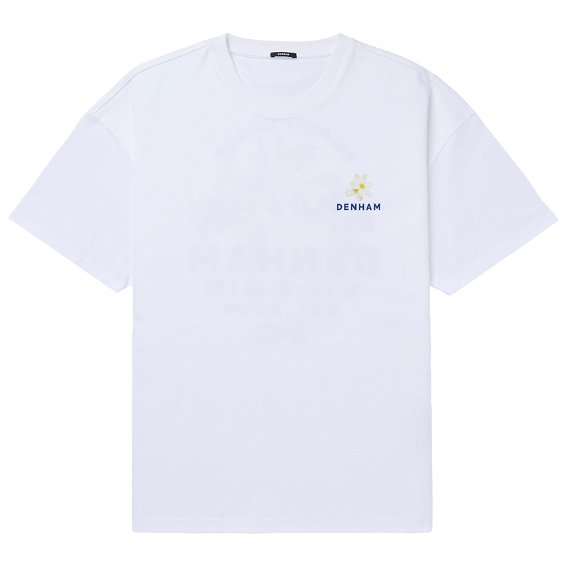 Denham Heren T-shirt 01-25-04-52-070 Wit