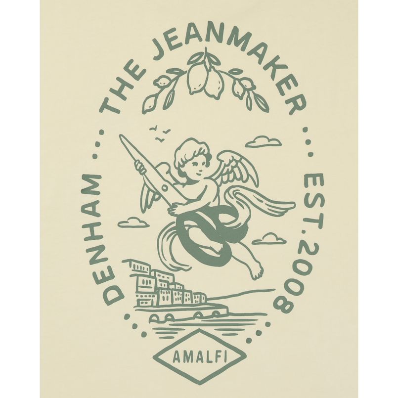 Denham Heren T-shirt 01-25-04-52-171 Geel