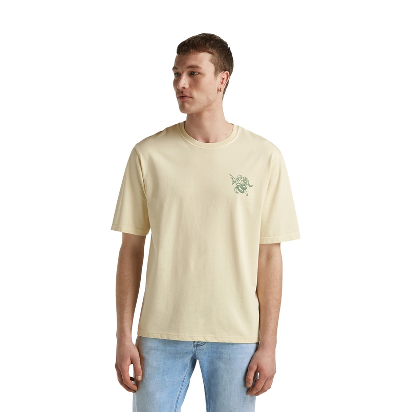 Denham Heren T-shirt 01-25-04-52-171 Geel