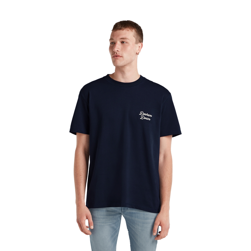 Denham Heren T-shirt 01-25-07-52-070 Navy