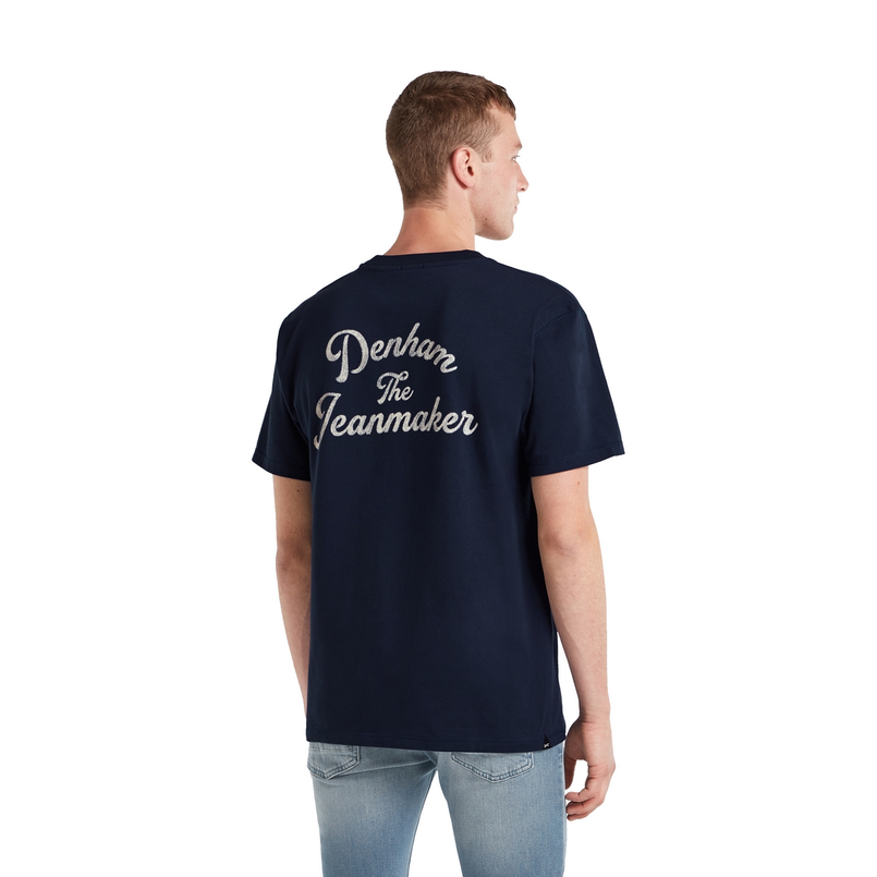 Denham Heren T-shirt 01-25-07-52-070 Navy