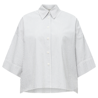 Drykorn Dames Blouse 142081 Yarika Blauw dessin