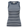 Drykorn Dames Top 524053 Olina Blauw dessin