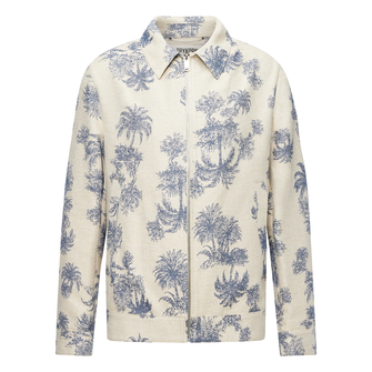 Drykorn Heren Overshirt 150254.Rikka.44801 Blauw dessin