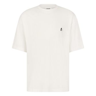 Drykorn Heren T-shirt 520173-Anayo.49279 Ecru