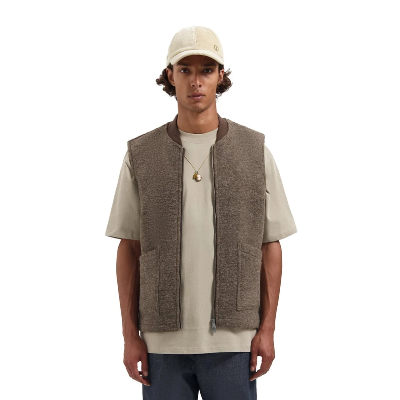 Dstrezzed Heren Gilet Nils Gilet Khakigroen