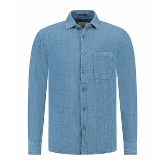 Dstrezzed Heren Overhemd 303942 Bleu