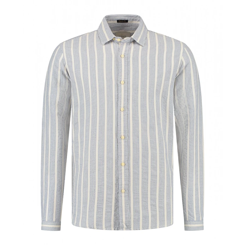 Dstrezzed Heren Overhemd 303946 Blauw mele