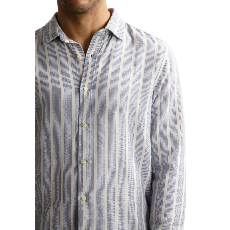 Dstrezzed Heren Overhemd 303946 Blauw mele
