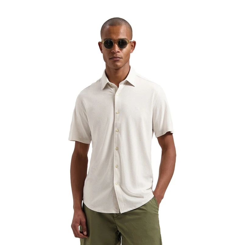 Dstrezzed Heren Overhemd 311482 OFF-WHITE