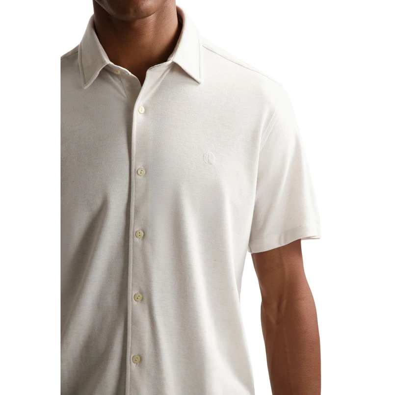Dstrezzed Heren Overhemd 311482 OFF-WHITE
