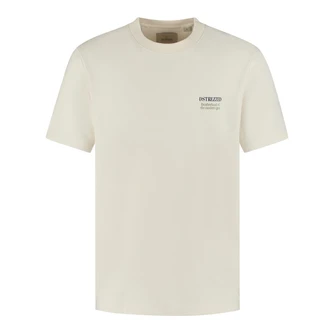 Dstrezzed Heren Overhemd Lasse Tee Graphic OFF-WHITE