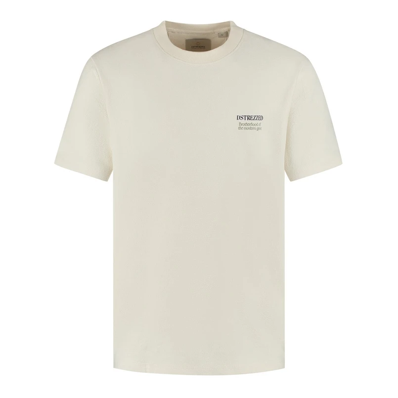Dstrezzed Heren Overhemd Lasse Tee Graphic OFF-WHITE