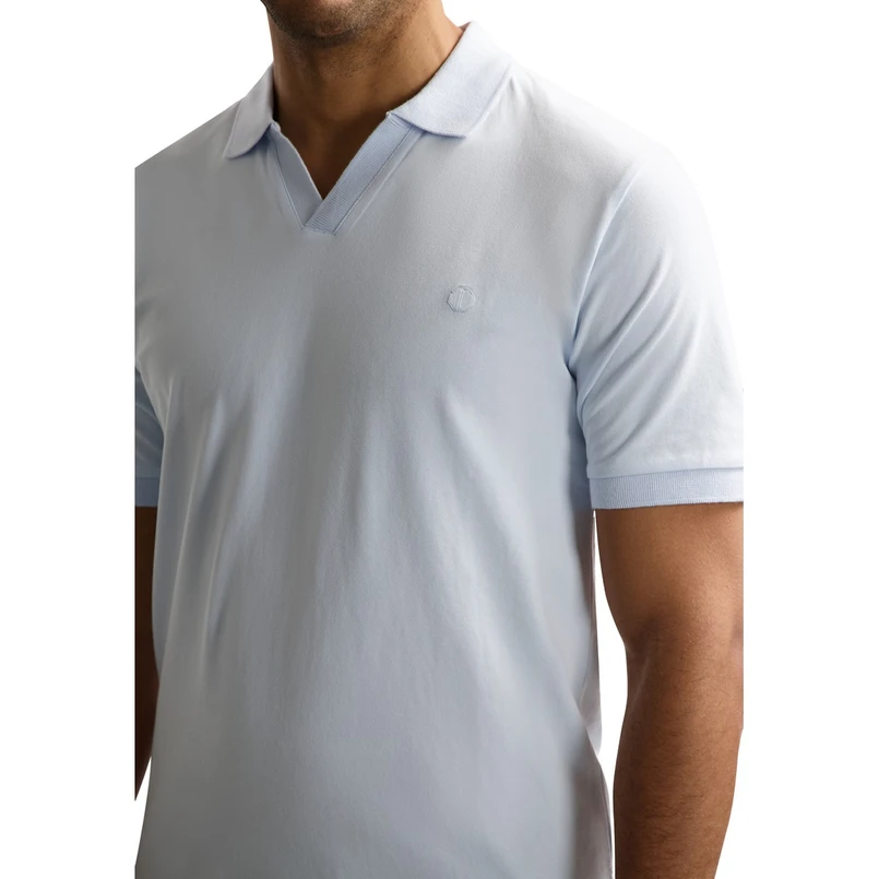 Dstrezzed Heren Polo 240022-ss25 Blauw mele