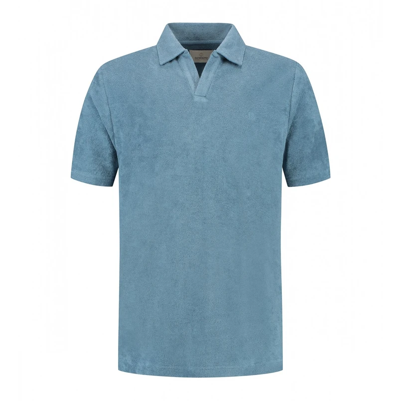 Dstrezzed Heren Polo 240030-ss25 Bleu