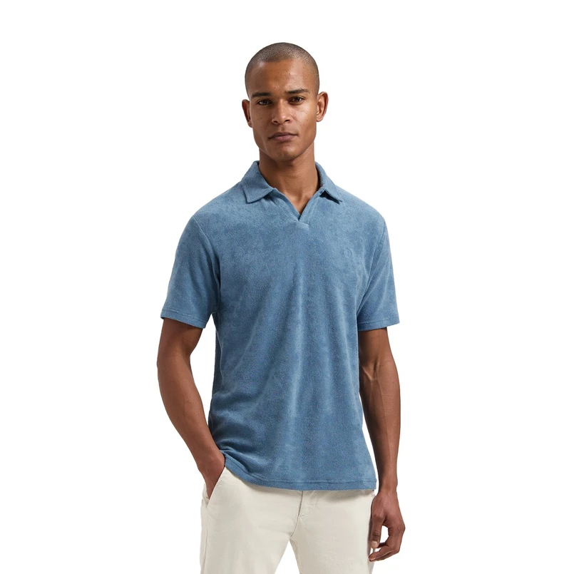 Dstrezzed Heren Polo 240030-ss25 Bleu
