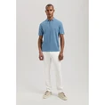 Dstrezzed Heren Polo 420022-ss25 Bleu
